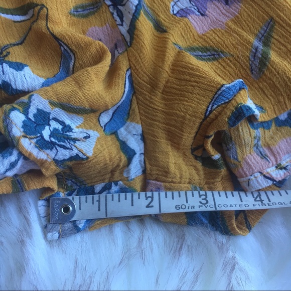 Pull & Bear yellow floral shorts - XXS to XS - Picture 4 of 7